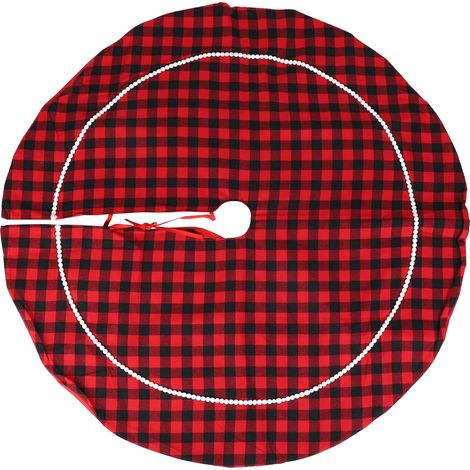 Tapis décoratif de Noël pour sapin, moquette ronde de fête, décoration maison Merry Christmas (1/5)