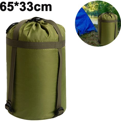 Sac de compression, sac de rangement pour sacs de couchage, organisateur étanche pour le camping, la randonnée et les voyages - Idéal pour les vêtements et sacs de couchage en camping (1/5)