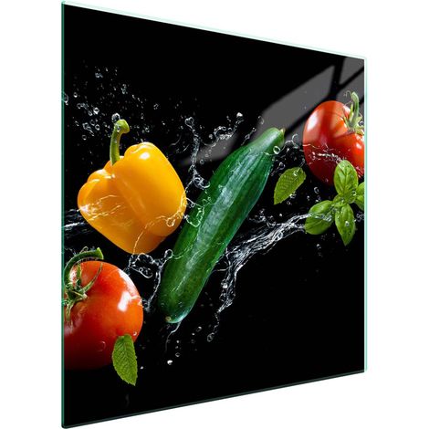 Glasschutzplatte für den Herd 50x52 Gemüse (1/5)