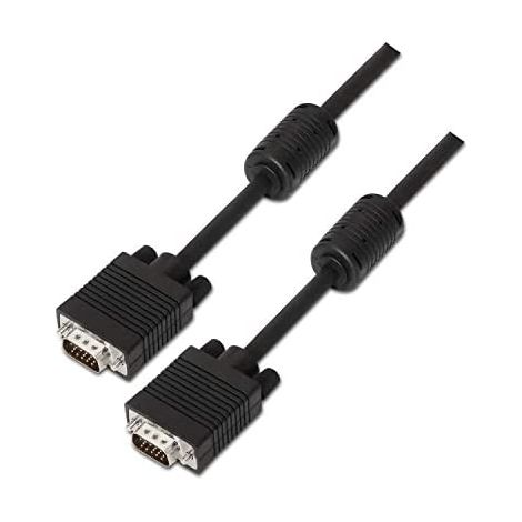 Aisens - svga-Kabel mit Ferrit, hdb15/m-hdb15/m, schwarz, 15m (1/2)