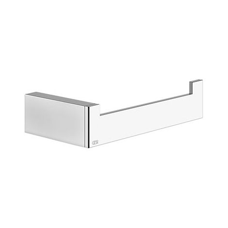 GESSI RETTANGOLO WC-Papierrollenhalter, Wandmontage PVD Metall Schwarz gebürstet