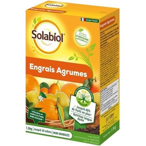 Solabiol SOAGY15 Organischer Dünger Granulat 1,5 kg