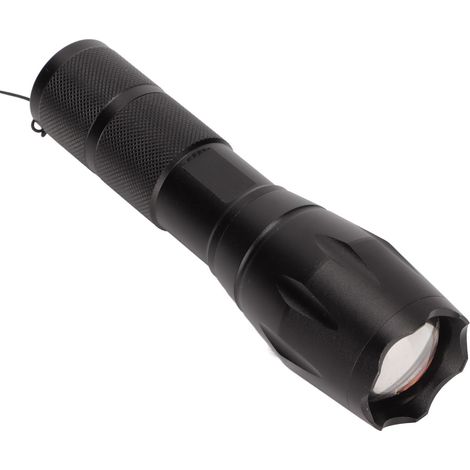 Lampe torche LED puissante, 5 modes d'éclairage, 2000 lm, étanche IPX5, télescopique et zoomable, idéale pour les aventures en plein air et le camping. (1/5)