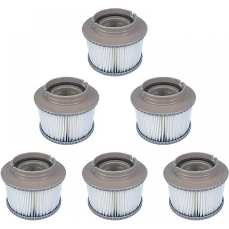 Paquete de 6 filtros de repuesto para spa FD2089, bomba de cartucho de filtro para todos los spas actuales (1/5)