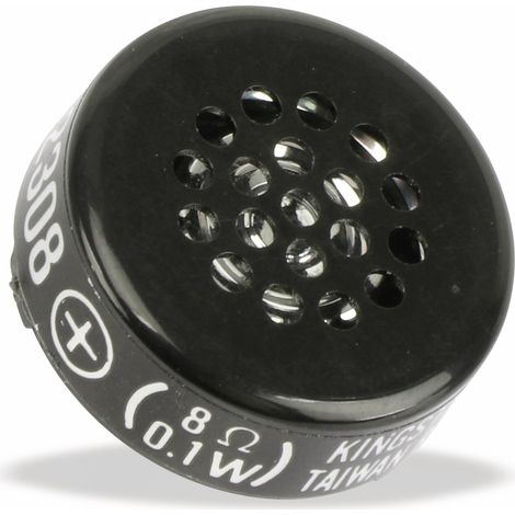 KINGSTATE Transducteur acoustique magnétique, signal sonore KSS-2308, 8 Ω, 0,1 W