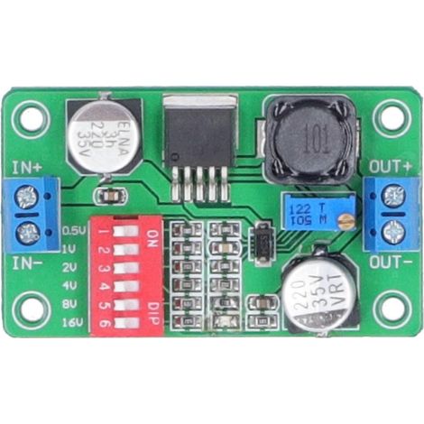 Buck-Modul DCDC-Netzteil mit Spannungsstabilisierung und Kontrollleuchte LM2596SADJ