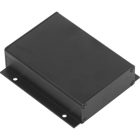 Boîtier aluminium noir oxydé sablé étanche anti-corrosion joint étanche pour projet électronique ampli circuit industriel 23.5x84x90mm 1 boîtier 2 plaques 8 vis (1/5)