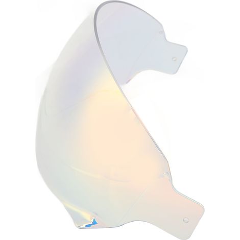 Écran de casque de moto en polycarbonate transparent rouge, protection UV et solaire, compatible avec les casques JO EX ZERO CJ 3 et Revo. (1/5)