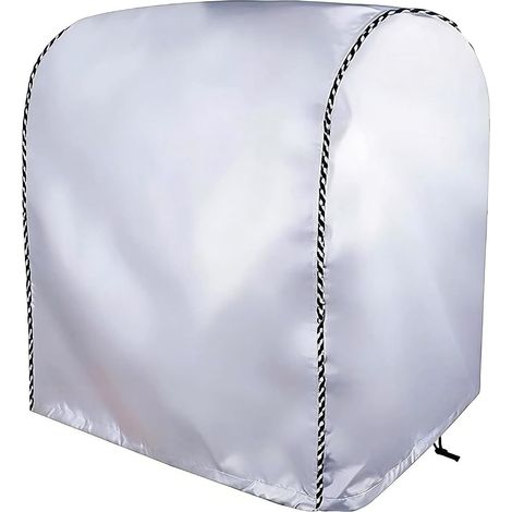 Copertura antipolvere per stampante 3D, 50 x 50 x 55 cm, tessuto Oxford argento, copertura antipolvere e impermeabile, adatta per mobili per stampanti 3D. (1/4)