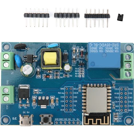 Module relais 1 canal DIY WIFI ESP8266 carte développement électronique avec broches (1/5)