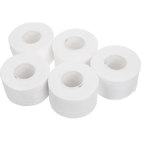 5 Packs White Disposable Cotton Hair Neck Bands (1/5)