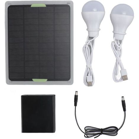 Ampoule solaire extérieure, lampe LED portable rechargeable pour le camping, lampe étanche pour tente