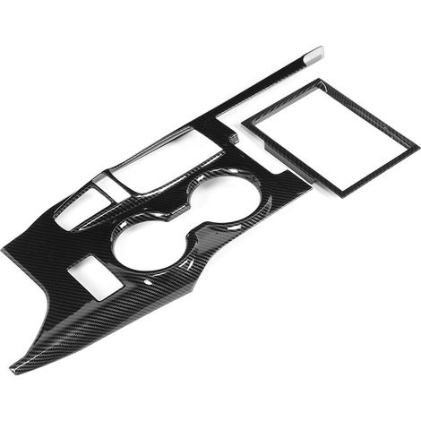 2 Pièces/ensemble Revêtement d'habillage de Panneau de Boîte de Vitesses à Motif Carbone pour 2018-2020-décoration Intérieure de Voiture élégante, ABS, Installation Simple, Résistance aux (1/4)