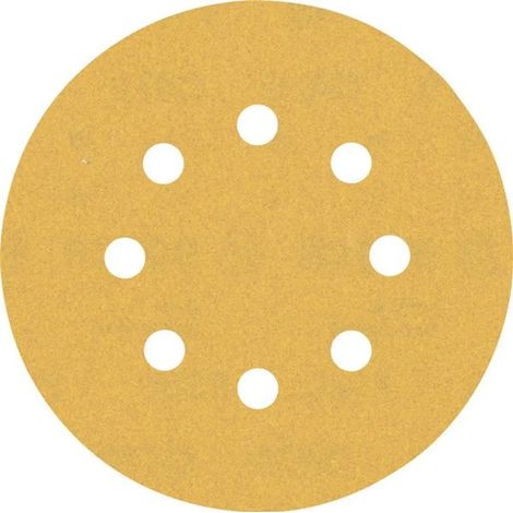 Meule EXPERT C470, 125 mm, K180, 8 trous, jeu de 50 pièces. (1/5)