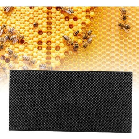 Imkerrahmen aus Kunststoff mit Mittelwand (Schwarz) (1/5)