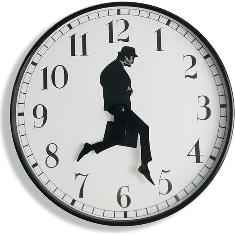 Orologio da parete moderno da 10 pollici del Ministero della Stupidità per Uomini, Guerra da Parete, Camera da letto, Hotel, Bar, Noleggio, Bagno, Ornamento – 25 cm (1/5)