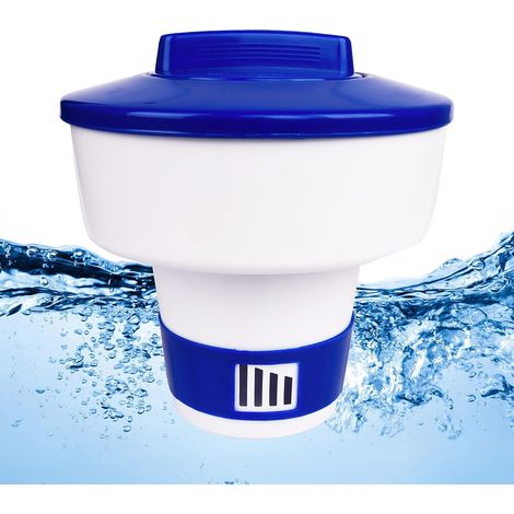 Distributeur Flottant pour Piscine,8 Pouces Diffuseur de Chlore de Grande Capacité Doseur de Chlore Automatique Diffuseur Flottant pour Le Nettoyage des Spas intérieurs et extérieurs Jacuzzi (1/5)