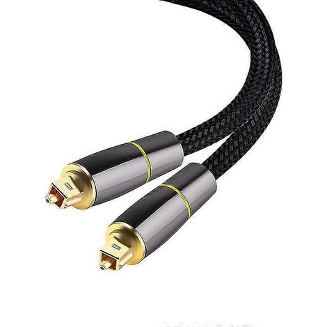 Hifi 5.1 Numérique Spdif Fibre Toslink Câble Audio Optique 1m Pour Tv Box Haut-Parleur Fil Barre de Son Amplif (1/5)