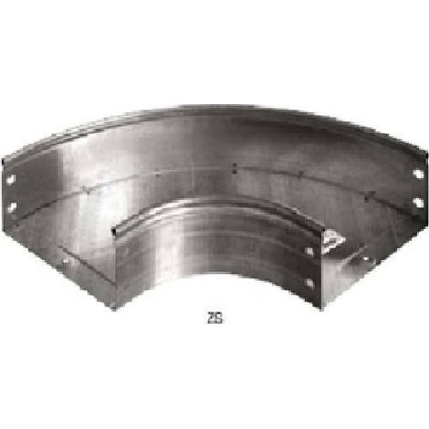 Curva piana 90 passerella portacavi acciaio zincato zs h80 b300 sati cpo90 1040205