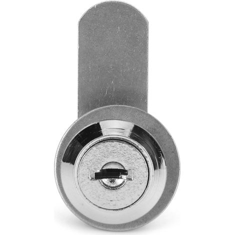 Verrou de châssis cylindrique rotatif de 15 mm de diamètre pour remorque de camping-car, verrou de boîte à outils cylindrique, lot de 4 (1/5)