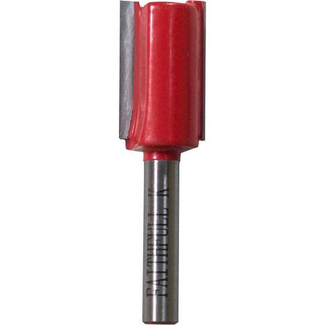 Faithfull TCT Two-Flute Router Bit, 15.0mm x 25mm Cutting Size, 1/4 Inch Shank (Model: FAIRB227)