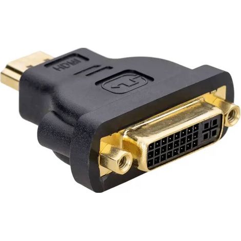 Adaptateur Akyga AK-AD-02 Dual Link 4K HDMI DVI 24+5 mâle-femelle (1/2)