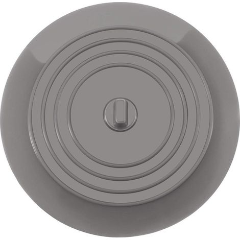 Silicone Bathtub Plugs, Sink Stopper, Kitchen Sink Stopper, 6" Diameter, for Kitchens, Bathrooms and Laundry Rooms, Universal Drain Stopper (1 Pcs, Gray) (1/5)