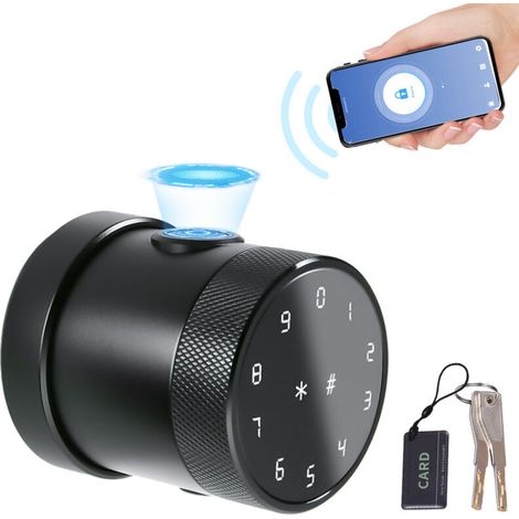 – 5-in-1 Smart Door Lock – Biometric, Code, Key, and IC Card Unlocking – Aluminum Alloy Material – 10-Month Battery Life (1/5)