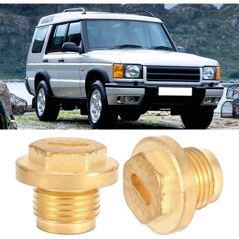 Lot de 2 bouchons de vidange de différentiel en laiton avec joint torique, compatibles avec Land Rover Discovery 2 (1/5)