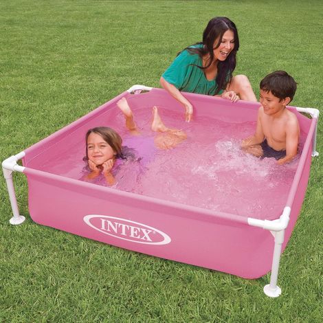1CF PISCINA CON TELAIO 'MINI FRAME' telo viola (1/5)