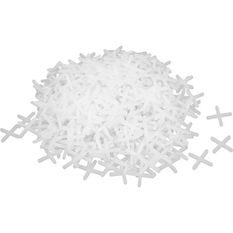 1000stk Badezimmer-Zubehör Wand Boden Fliesen Kunststoff Kreuz Abstandhalter 2,5 mm Handtuchhaken (1/2)