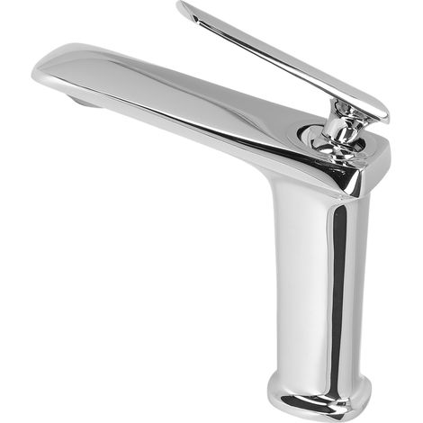 Robinet de Lavabo Cuivre G1/2 pour Salle de Bain et Cuisine, Robinet Mixte Eau Chaude Froide Élégant