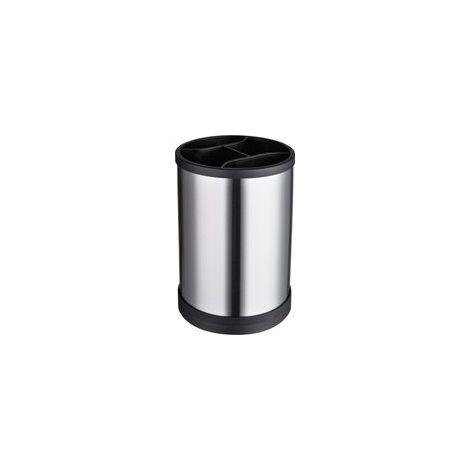 Organisateur d'ustensiles de cuisine en acier inoxydable, porte-couteaux multifonctionnel et solution de rangement pour la cuisine – (1/5)