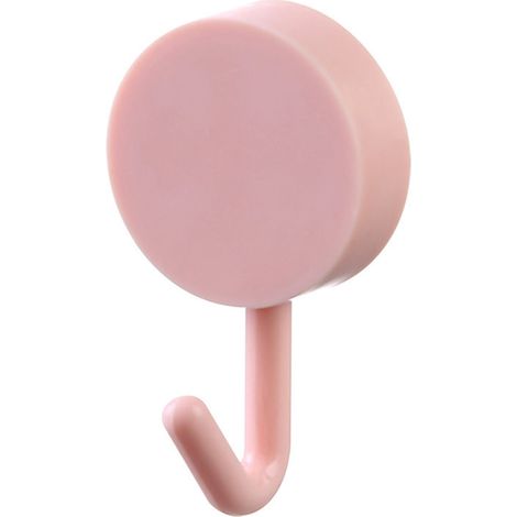 Selbstklebende, dekorative Wandhaken, Tragkraft 1-3 kg, rosa