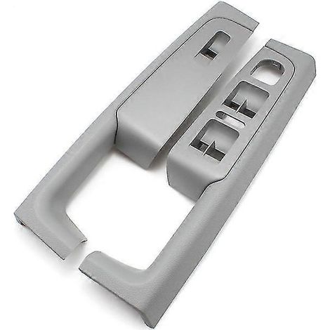 Kummyy Lot de 2 poignées de porte intérieures avant avec accoudoir, cadre et panneau de commande (réf. 3td867157a) pour Skoda Superb 2008-2013 - Poignées de porte intérieures - Gris (1/5)