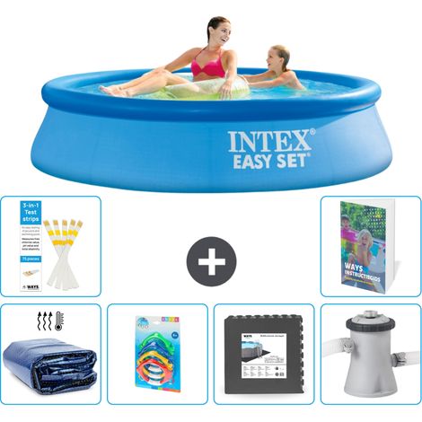 Intex Piscina Easy Set Rotonda - 244x61 cm - 7-pezzi  S3
