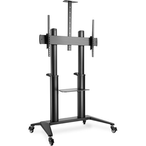 SOP Collaboration Trolley / TV PrÃ¤sentationswagen DIGITUS 70-120 140KG Schwarz