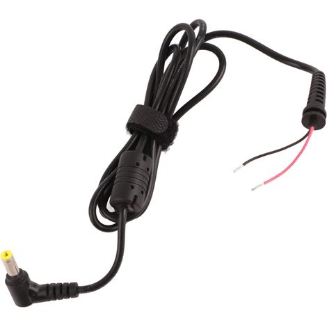Câble d'alimentation DC 5.5x2.5mm avec noyau magnétique anti‑interférence pour PC portable Lenovo (1/5)