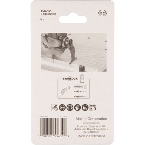 Lame de scie Makita TMA055 Starlock BIM 65 mm