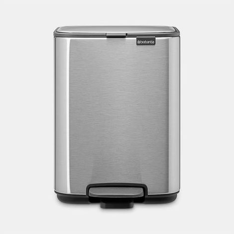 Brabantia Pattumiera Raccolta Differenziata SortUp Hi 2 Scomparti 20+25 L Grigio Scuro