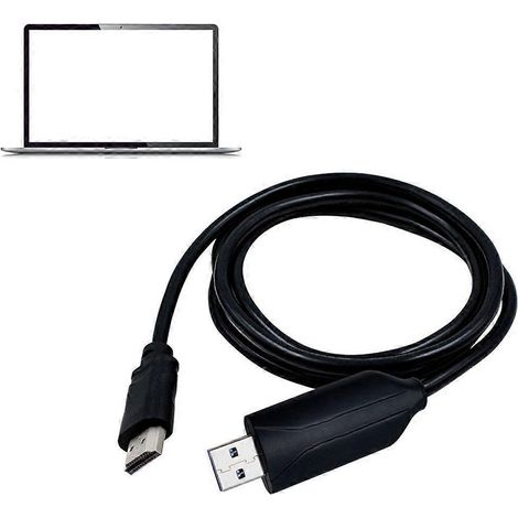 Câble adaptateur USB 3.0 1080p pour ordinateur de bureau, 150 cm (1/4)