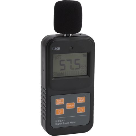 Sonomètre numérique, décibelmètre, mesure du volume sonore audio de 30 à 130 dB, testeur audio, capteur intelligent, moniteur de décibels (1/5)