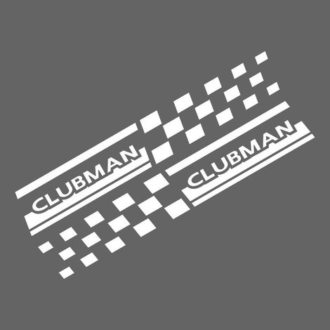 (Coloré - Pour clubman) 2 autocollants pour montants B de vitre de voiture compatibles avec les accessoires de décalcomanies pour Mini Auto (1/5)
