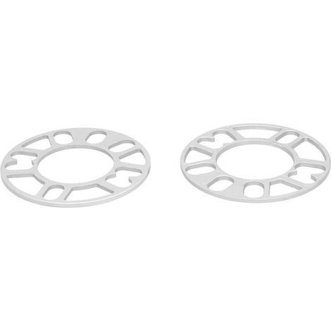 Jeffergarden Entretoise de roue en alliage d'aluminium, 2 pièces, 3,1 pouces ID 5,9 pouces OD 0,2 pouces d'épaisseur pour roue à goujon 4/5-DOU