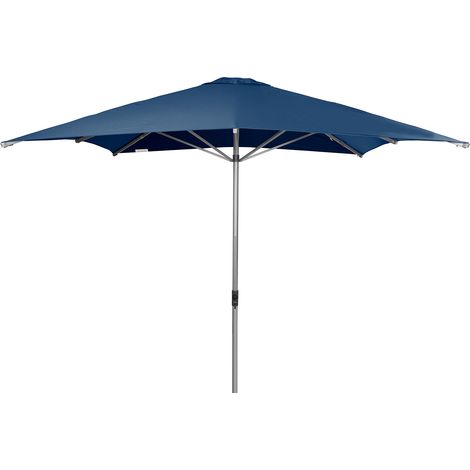 Doppler Sonnenschirm/ Großschirm "Alu Expert Teleskop" 300 x 300 cm, dunkelblau, ohne Volant, Bezug aus 100% Polyester, Gestell aus Aluminium, 18,1 kg (1/5)