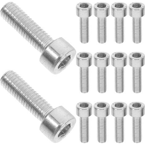 Satz mit 20 Einstellschrauben für Benzin-Kettensägen, Metallbefestigungen, 15 x 5 mm, robustes Reparaturzubehör, kompatible Starterschrauben für die Forstwartung und