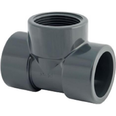 Té 90° mixte - Diamètre: 32 mm - Femelle 26/34