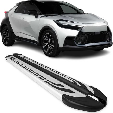 OMAC Marchepieds Latéraux pédale pour Toyota C-HR AX20 2023-2026 Aluminium Gris 2Pcs (1/5)
