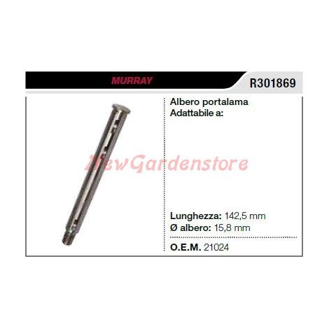 Albero portalama MURRAY trattorino tagliaerba rasaerba tosaerba R301869