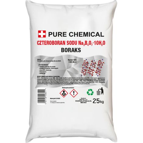 Universalreiniger Borax - 25 kg - Umweltfreundlich - Vielseitig einsetzbar - Effektiv reinigen